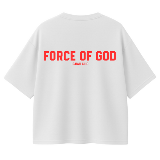 CAMISETA OVERSIZED ISAIAH 41:10 - OFF WHITE