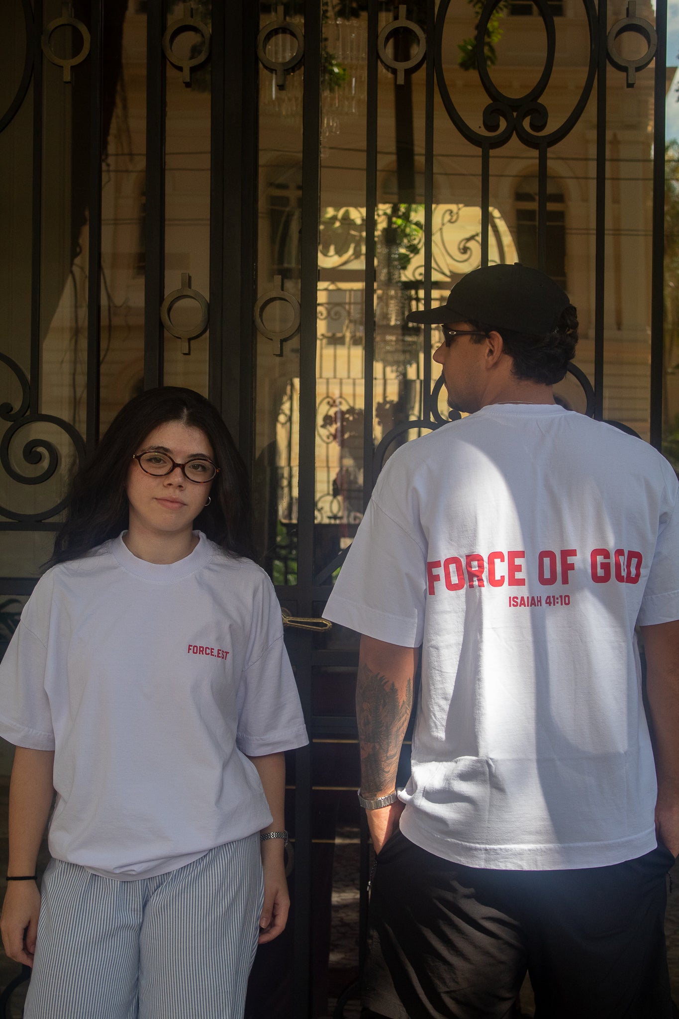 CAMISETA OVERSIZED ISAIAH 41:10 - OFF WHITE